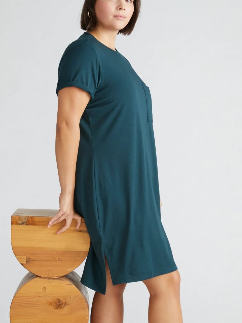 NWT Universal Standard Halie Tee Dress in Teal 2x
